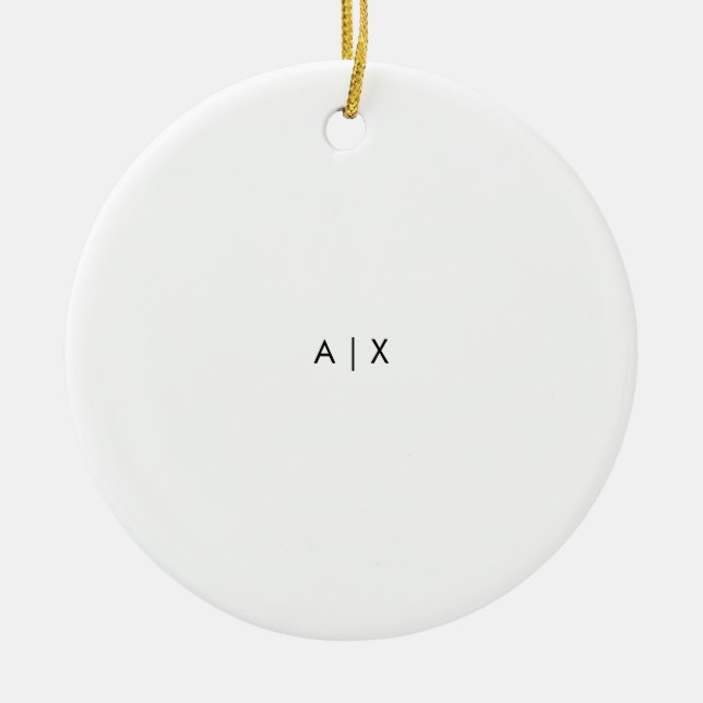 Create Your Own Custom Ceramic Tree Decoration (Front)