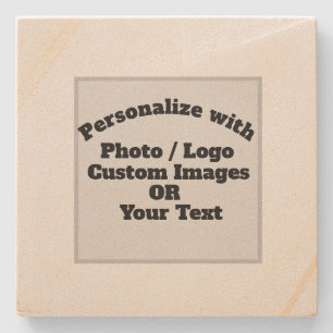 Create Your Own Custom Christmas Gift Personalised Stone Coaster