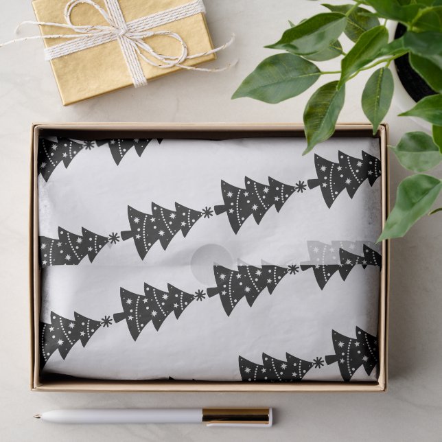 Create Your Own Custom Christmas Tree Tissue Paper (Gift)