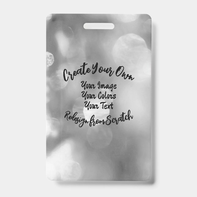 Create Your Own Custom Colour/Design ID Badge (Front)