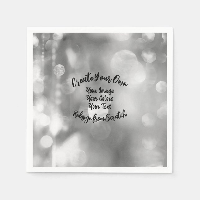 Create Your Own Custom Colour/Design Napkin (Front)