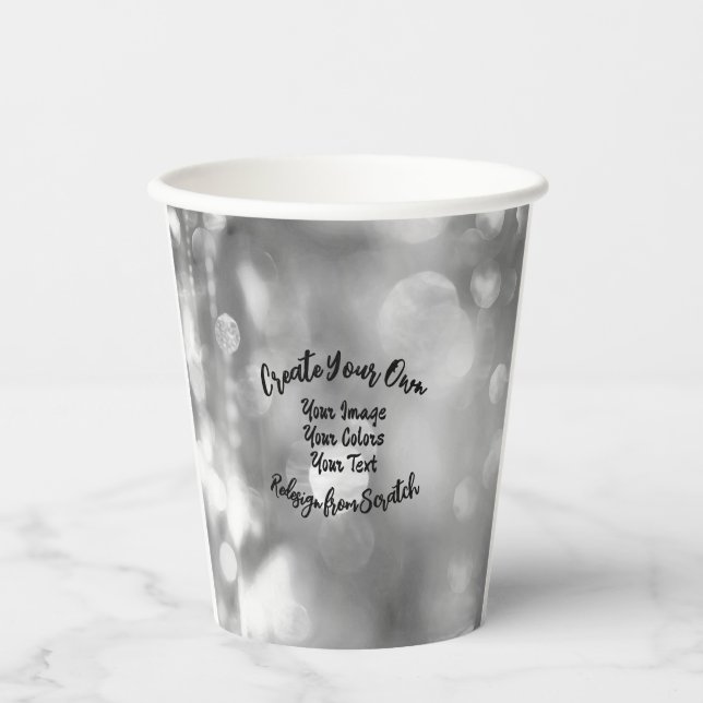 Create Your Own Custom Colour/Design Paper Cups (Front)
