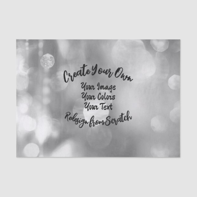 Create Your Own Custom Colour/Design Tissue Paper (Front)