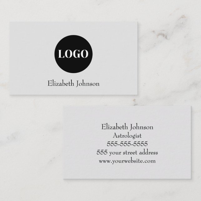Create Your Own Custom Corporate Logo Business Car Business Card (Front/Back)