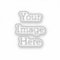 Create Your Own Custom-Cut Vinyl Wedding Sticker
