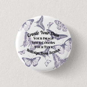 Create Your Own Custom Design 3 Cm Round Badge