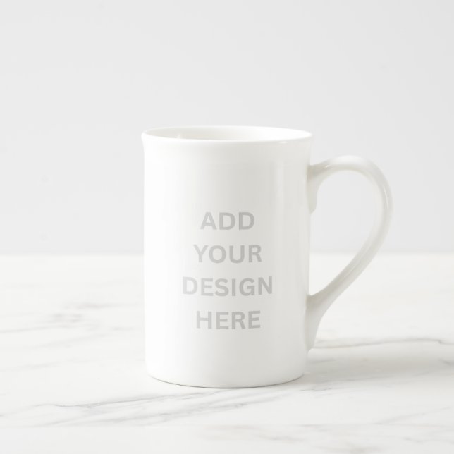 Create Your Own Custom Design Bone China Mug (Right)