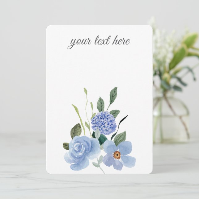  Create Your Own  Custom Design Card (Standing Front)