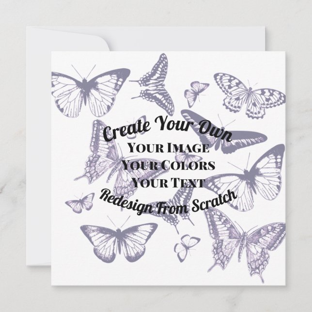 Create Your Own Custom Design Card (Front)