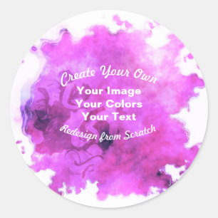 Create Your Own Custom Design Classic Round Sticker