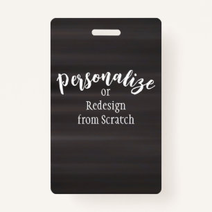 Create Your Own Custom Design ID Badge