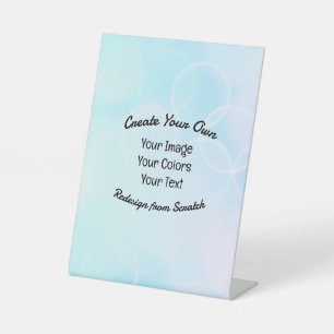 Create Your Own Custom Design/Logo Pedestal Sign