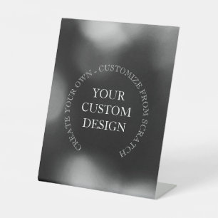 Create Your Own Custom Design/Logo Pedestal Sign