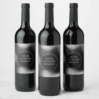 Create Your Own Custom Design/Logo Wine Label