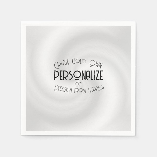 Create Your Own Custom Design Napkin (Front)