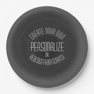 Create Your Own - Custom Design Paper Plate