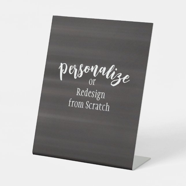 Create Your Own Custom Design Pedestal Sign (Front)