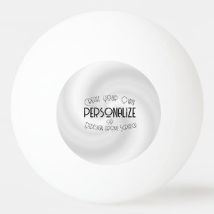 Create Your Own Custom Design Ping Pong Ball