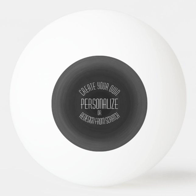 Create Your Own - Custom Design Ping Pong Ball (Front)