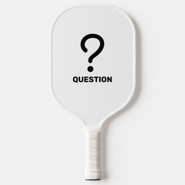 Create Your Own Custom Design Question Comment Pickleball Paddle (Front)