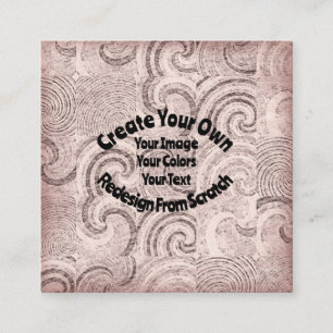 Create Your Own Custom Design Square Business Card
