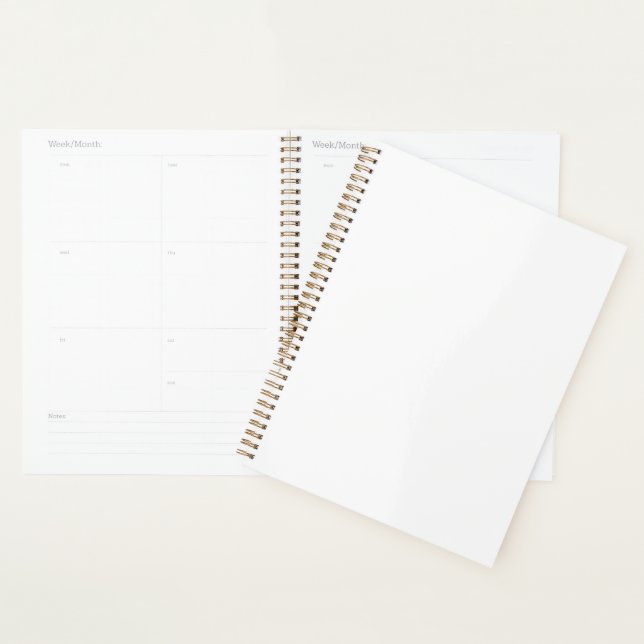 Create Your Own Custom Design Standard 8.5" x 11" Planner (Display)