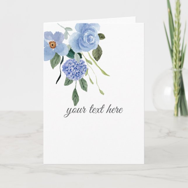  Create Your Own  Custom Design Thank You Card (Front)
