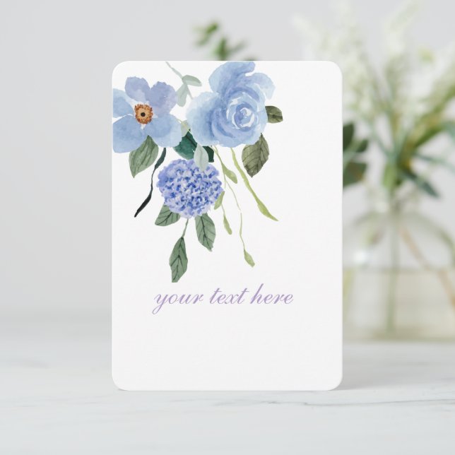  Create Your Own  Custom Design Thank You Card (Standing Front)