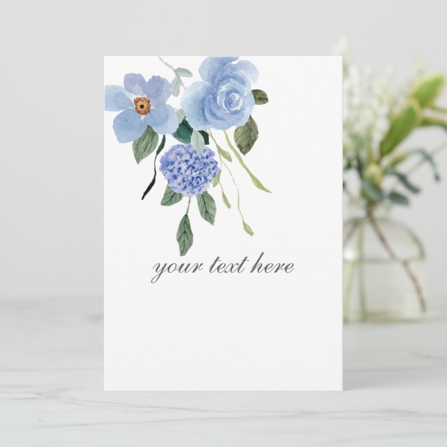  Create Your Own  Custom Design Thank You Card (Standing Front)