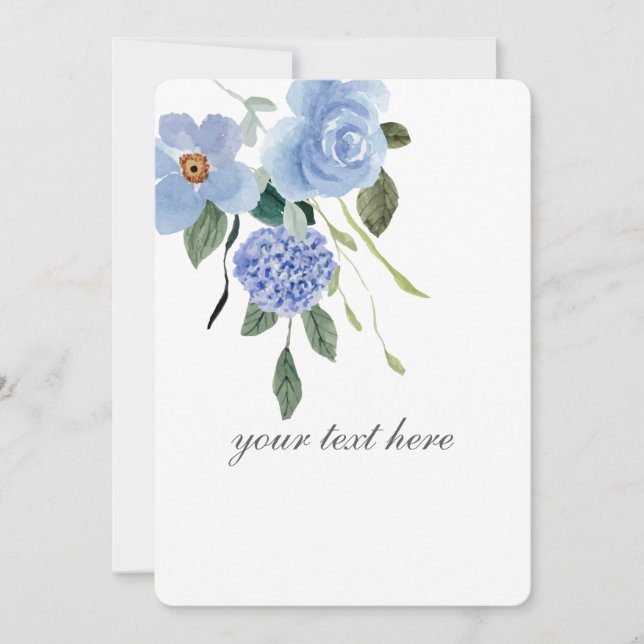  Create Your Own  Custom Design Thank You Card (Front)