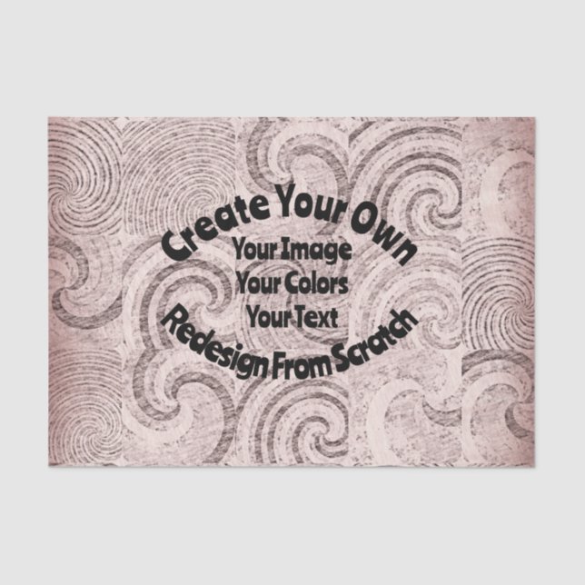Create Your Own Custom Design Tissue Paper (Front)