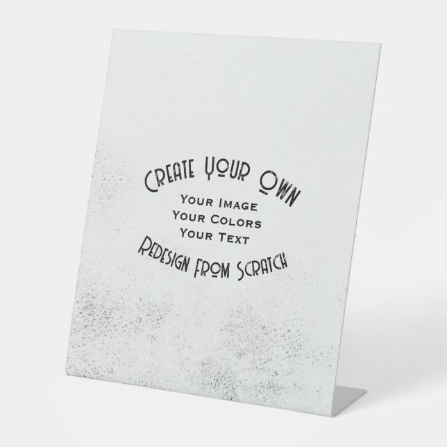 Create Your Own Custom Designed Pedestal Sign (Front)