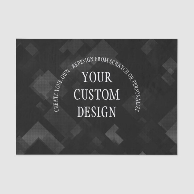 Create Your Own Custom Designed Tissue Paper (Front)