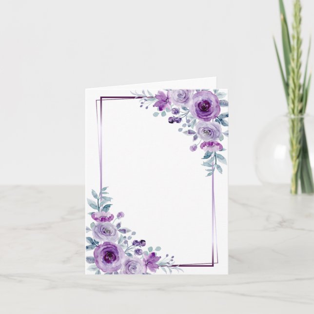 Create Your Own Custom DesignFolded Thank You Card (Front)