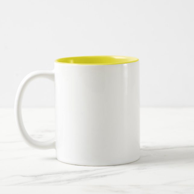  Create Your Own Custom Editable Photo Template Two-Tone Coffee Mug (Left)