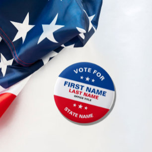 Create Your Own Custom Election Campaign Button