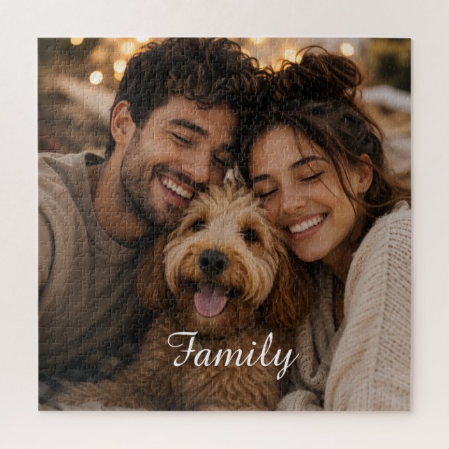 Create your own custom family jigsaw puzzle (Vertical)