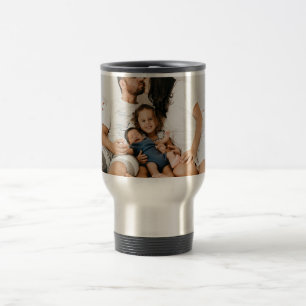 Create Your Own Custom Family Photo Personalised Travel Mug