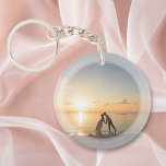 Create Your Own Custom Family Photo Wedding Favour Key Ring<br><div class="desc">Create Your Own Custom Family Photo Wedding Favour Keychain</div>