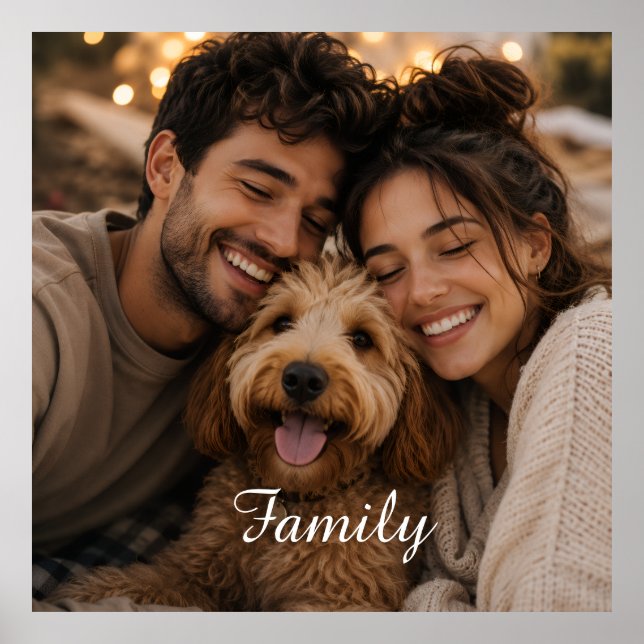 Create your own custom family poster (Front)