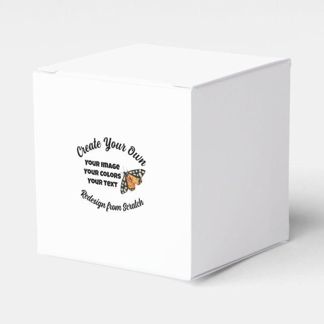 Create Your Own Custom Favour Box (Front Side)