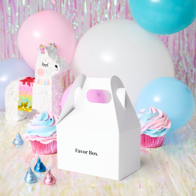 Create Your Own Custom Favour Box (Party)