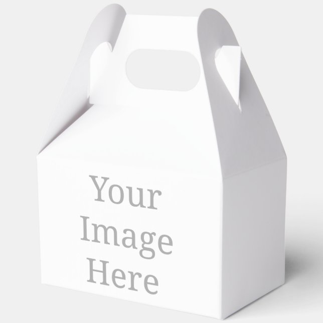 Create your own custom  favour box (Front)