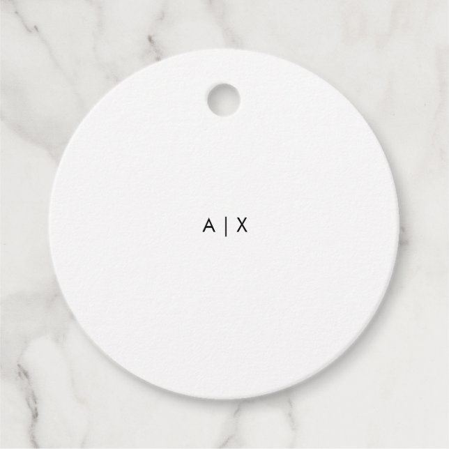Create Your Own Custom Favour Tags (Front)