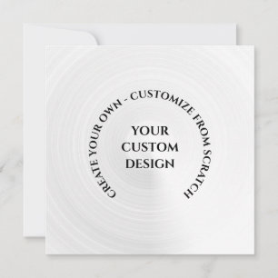 Create Your Own Custom Flat Card