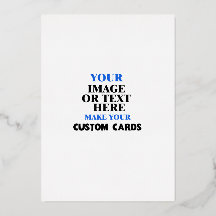 Create Your Own Custom Foil Invitations - Design