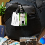 Create your own custom full photo monogram luggage tag<br><div class="desc">Modern luggage tag with full custom photo.
You can add your own most beautiful photo to personalise it.
You can change the name,  monogram and text,  if you need help please contact me.</div>