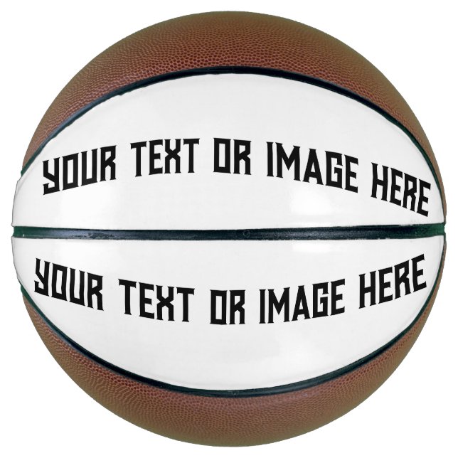 Create Your Own Custom Full Size Basketball (Front)