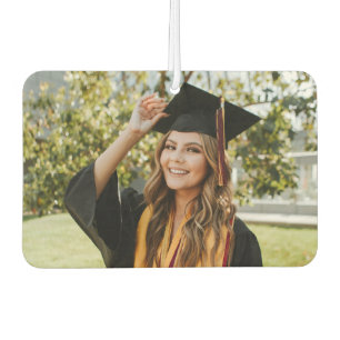 Create Your Own Custom Graduate 2 Photo Car Air Freshener