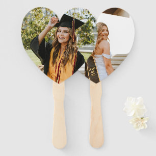 Create Your Own Custom Graduate 2 Photo Hand Fan